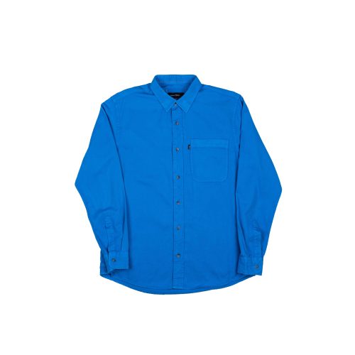 پیراهن کتان دکمه فلز کوک